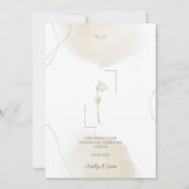 Chic Minimal Custom Foto Vielen Dank für Ihre Hoch Dankeskarte (Rückseite)