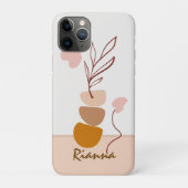 Chic Minimal Modernes Abstrakt Case-Mate iPhone Hülle (Rückseite)