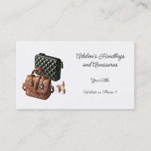 Chic minimalist Accessoires für Handtaschen Visite Visitenkarte
