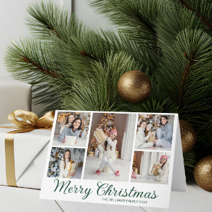 Chic minimalist frohe Weihnachten Foto Collage