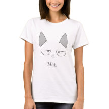 Chic Minimalistisch Cat T - Shirt