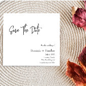 CHIC Minimalistisch Elegance Save The Date