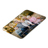 Chic Minimalistisch Full Frame Holiday Foto Magnet (Linke Seite)