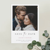 Chic Minimalistisch Modern Foto Save the Date Magneteinladung
