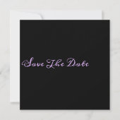 Chic Minimalistisch Save the Date (Vorderseite)