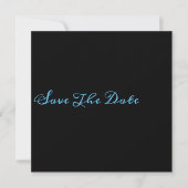Chic Minimalistisch Save the Date (Vorderseite)