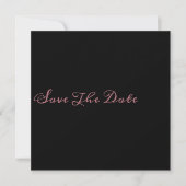 Chic Minimalistisch Save the Date (Vorderseite)