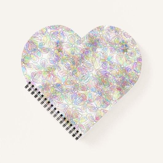 Chic Minimalistisch: Schwarz & Weiß Notizblock (Vorderseite)