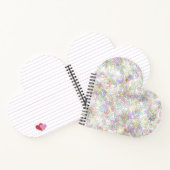 Chic Minimalistisch: Schwarz & Weiß Notizblock (Innenseite)