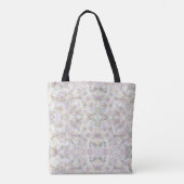 Chic Minimalistisch: Schwarz & Weiß Tasche (Rückseite)