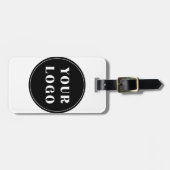 Chic, Minimalistisch, stilvoll und anpassbar Gepäckanhänger (Vorderseite horizontal)