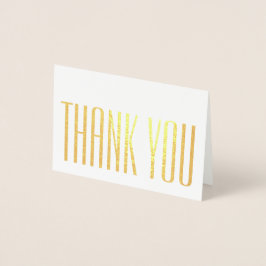 Chic Minimalistisch Vielen Dank für Ihr stilvolles Folienkarte