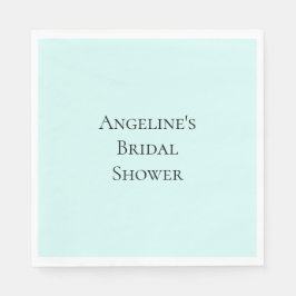 Chic Mint Brautparty Serviette