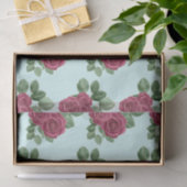 Chic Mint Burgundy Gold Rose Hochzeiten Blätter Seidenpapier (Geschenk)