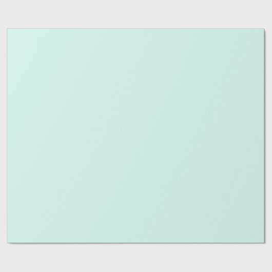 Chic Mint Geschenkpapier (Flach)