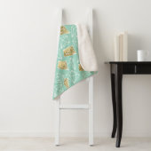 Chic Mint Gold Diamonds Sherpadecke (Beispiel)