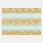 Chic Mint Gold Weihnachtsbaum Geschenkpapier Set (Vorderseite 2)