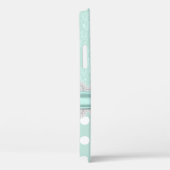 Chic Mint Green Damask iPhone Case-Mate iPhone Hülle (Rückseite / Rechts)