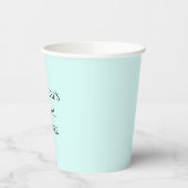 Chic Mint Pappbecher (Links)