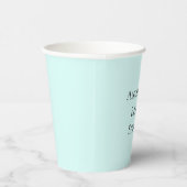 Chic Mint Pappbecher (Rechts)