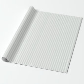 Chic Mint Weiße Streifen Geburtstag Geschenkpapier (Ungerollt)