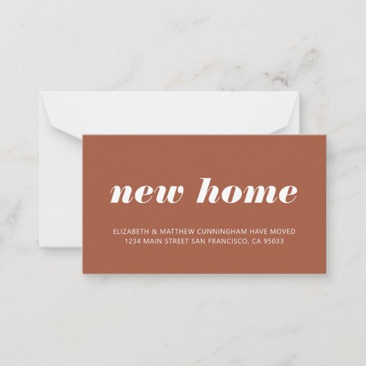 Chic Modern and Fun Neue Zuhause Ankündigung (Vorderseite)