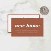 Chic Modern and Fun Neue Zuhause Ankündigung (Vorderseite/Rückseite Beispiel)