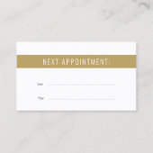 Chic Modern Berufliche Terminkarte Visitenkarte (Vorderseite)