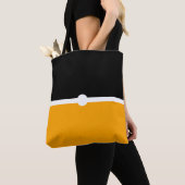 Chic Modern Black Bright Yellow White Color Block Tasche (Von Nahem)