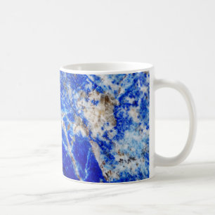 Chic Modern Blue Marble Stone Kaffeetasse