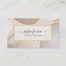 Chic Modern Blush Gold Glitzer Juwelen