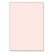 Chic Modern Blush Signature Name Tischnummer (Rückseite)