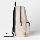 Chic modern boho pink und beige bedruckter rucksack (Links)