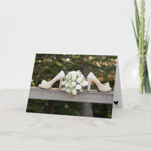 Chic Modern Brautparty Card Karte