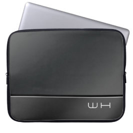 Chic Modern Business Black Laptopschutzhülle