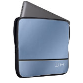 Chic Modern Business Blue Laptopschutzhülle (Vorne Rechts)