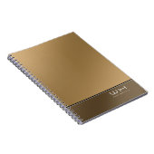 Chic Modern Business Brown Notizblock (Rechte Seite)