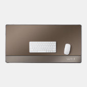 Chic Modern Business Brown Schreibtischunterlage (Tastatur & Maus)