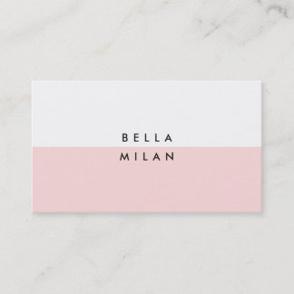 Chic Modern Business Card Visitenkarte