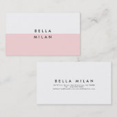 Chic Modern Business Card Visitenkarte (Vorne/Hinten)