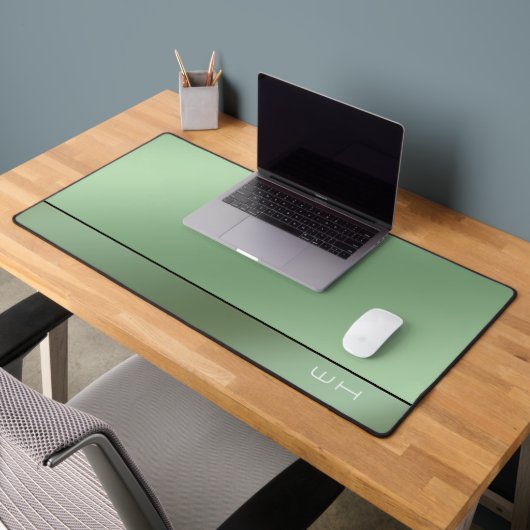 Chic Modern Business Green Schreibtischunterlage (Büro 2)