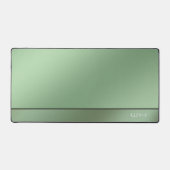 Chic Modern Business Green Schreibtischunterlage (Vorderseite)