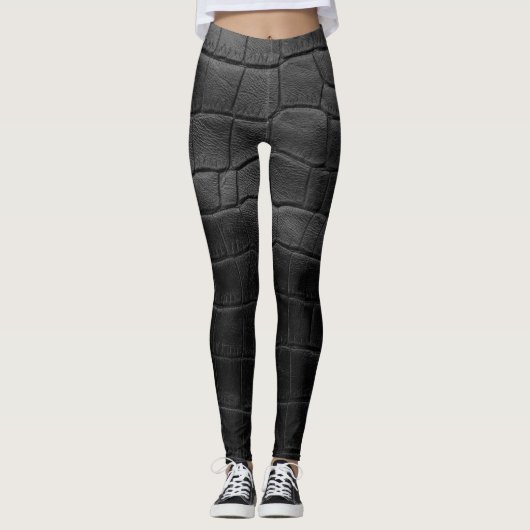 Chic Modern Cool Leather Elegant Leggings (Vorderseite)