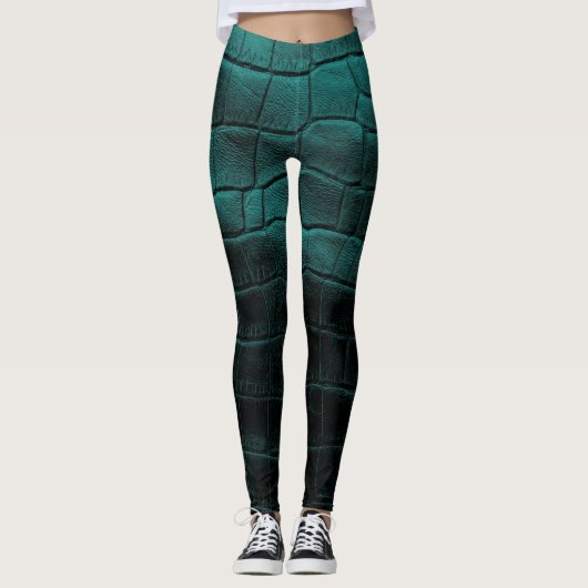 Chic Modern Cool Leather Elegant Leggings (Vorderseite)