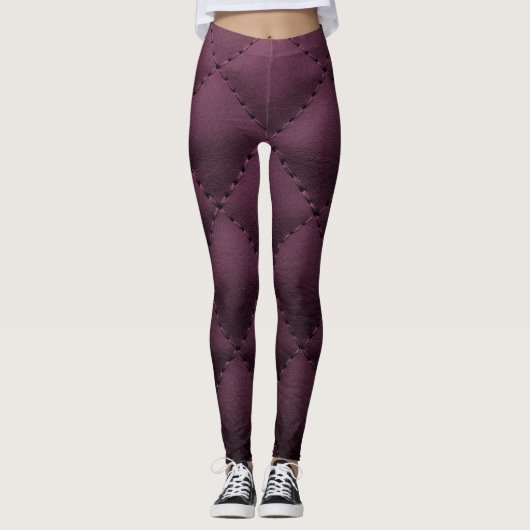 Chic Modern Cool Leather Elegant Leggings (Vorderseite)