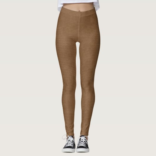 Chic Modern Cool Leather Elegant Leggings (Vorderseite)