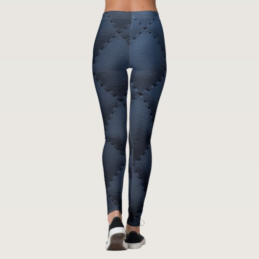 Chic Modern Cool Leather Elegant Leggings (Rückseite)