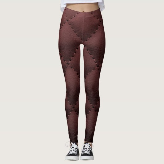 Chic Modern Cool Leather Elegant Leggings (Vorderseite)