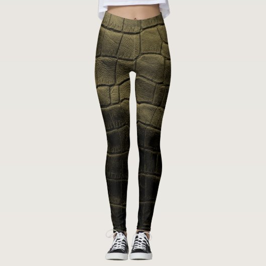 Chic Modern Cool Leather Elegant Leggings (Vorderseite)