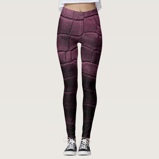 Chic Modern Cool Leather Elegant Leggings (Vorderseite)